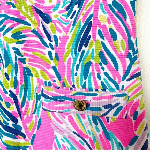 Lilly Pulitzer Multi Palm Reader Layton Dress Size XS - Picture 6 of 15